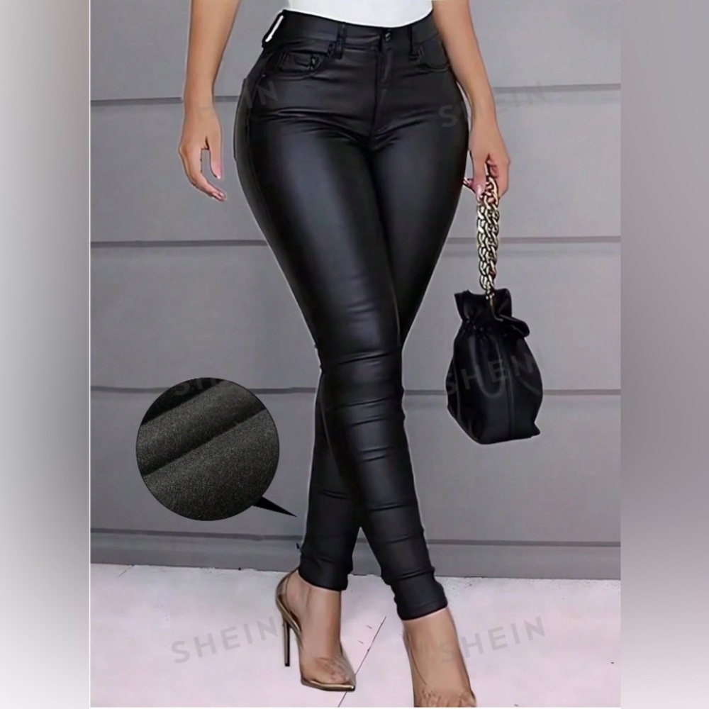 Faux Leather Pants